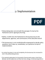 Policy Implementation