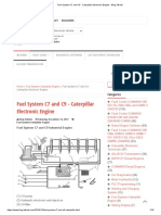 Fuel System C7 and C9