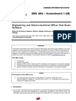 1 - Engineer - MIN - 654 - Engineering - and - Electro-Technical - Officer - Oral - Exam - Syllabus - Amendment - 1