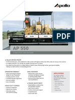 AP 550 Apollo Asphalt Paver Sell Sheet MSS-1172-01-En-1