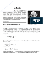 Hamiltonian Mechanics