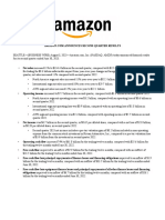 Amazon Results Statement