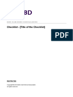 BIBD IT Template 005 Checklist Template