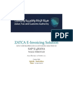 ZATCA E-Invoicing Customized Solution in SAP ECC - S4HANA