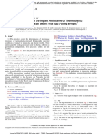 Determination of The Impact Resistance of Thermoplastic Pipe and Fittings by Means of A Tup (Falling Weight)