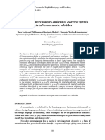 The Translation Techniques Analysis of Assertive Speech Acts in Venom Movie Subtitles