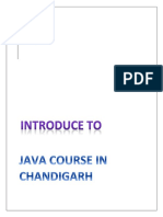 Java Course in Chandigarh