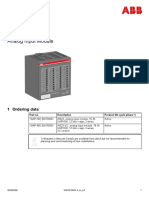 Datasheet PLC ABB Analog Input Module AI523