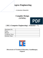 CompilerDesign Lab Manual