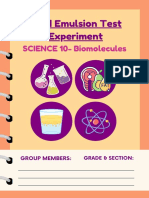 Lipid Emulsion Test Worksheet