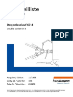 Ersatzteilliste: Doppelauslauf 67-4