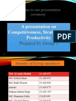 Competitiveness Strategy Productivity