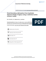 Flood Boundary Delineation From Synthetic Aperture Radar Imagery Using A Statistical Active Contour Model