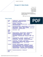 Google C++ Style Guide