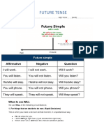 Future Tense Worksheet