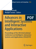 Advances in Intelligent Systems and Interactive Applications