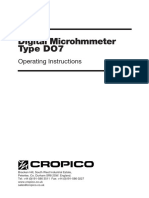 Do7 Ohmmeter 610003 Rev 9 v9 PDF 5c6e7e27011b8