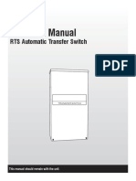 Technical Manual: RTS Automatic Transfer Switch