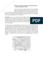 China Globilisation Essay