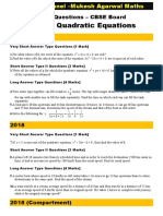 PYQ Class 10 Maths (2013-2019)