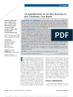 5-Level Spondylectomy For en Bloc Resection of Thoracic Chordoma: Case Report