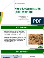 Soil Texture Determination Through Feel Method