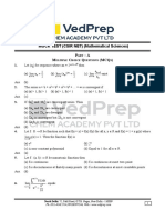 Mock Test Csir Net Maths