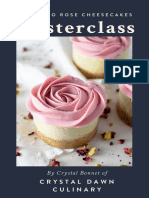 Pistachio Rose Cheeseackes Raw Vegan Gluten-Free Recipe Manual