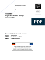 EEE20001 Unit Outline Semester 2 2023