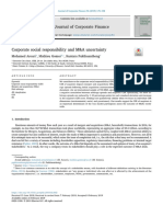 Arouri Et Al. - 2019 - Corporate Social Responsibility and M&A Uncertaint