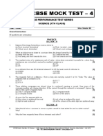 10th - CBSE - MOCK TEST-4 - Science - 21-02-2023