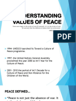 Lesson 8 - Understanding Values of Peace (Presentation)