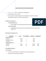 AE 22 - MOH - Departmentalization