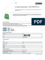 Resistance Thermometer Measuring Transducer - MINI MCR-RTD-UI-NC - 2902849