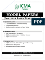 Model Papers CMA