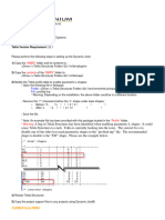 Dynamic Joist Setup