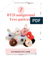 BT21 BTS Amigurumi Free Crochet Pattern - Anvi's Granny Handicrafts