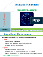 Data Structures: Algorithm Analysis