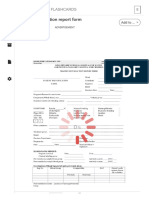 Transfusion Reaction Report Form