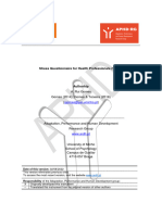 2-SQHP-Stress Questionnaire For Health Professionals