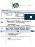 Course Plan Microprocessor and Assembly LL