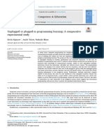 Unplugged or Plugged-In Programming Learning A Comparative