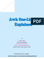 Awk One-Liners Explained (Preview Copy)