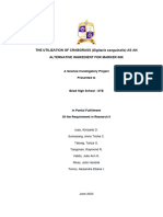 The Utilization of Crabgrass (Digitaria Sanguinalis) As An Alternative of Marker Ink