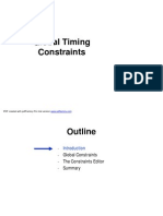 Basic Timing Constraints Tutorial