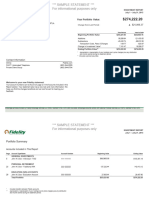 Fidelity Bank - Statement Template 15