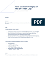 Site-to-Site IPSec Excessive Rekeying On Only One Tunnel On System Logs