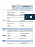 eBPLS System Requirements