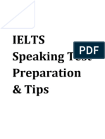 IELTS Speaking Test Preparation & Tips