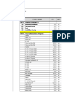 Template Bill of Quantity Format